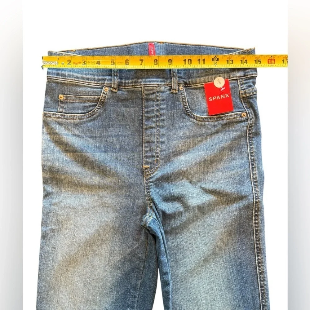 SPANX Straight Leg Jean Vintage Indigo Women’s Size Medium Tall - Picture 7 of 11